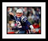 Tom Brady New England Patriots NFL 2007 Playoffs Fist Pump Framed 8 x 10 Photograph