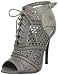 Naughty Monkey Women's Heaven On Earth Open-Toe Pump,Grey,6.5 M US