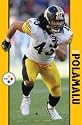 Pittsburgh Steelers (Troy Polamalu, Running) Sports Poster Print - 24" X 36"