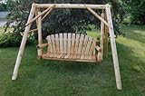 Moon Valley Cedar Works Unfinished Lawn Swing, 5-Feet