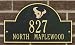 Houston Texans Black and Gold Personalized Address Plaque