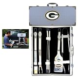 Green Bay Packers NFL Barbeque Utensil Set w/Case (8 Pc.)
