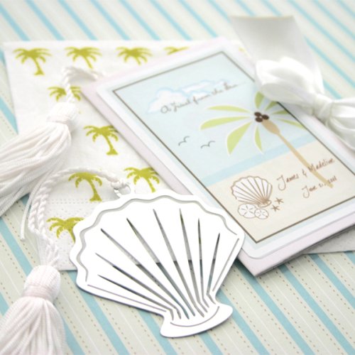 A Jewel From the Sea Seashell Bookmark