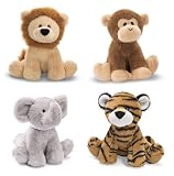 Gund Animal Chatter Jungle Elephant/Monkey/Tiger/Lion Choose 1 Item