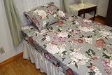 Textiles Plus 100-Percent Cotton 135 GSM T-Shirt Knit Jersey Bedding Sheet Set, Twin, Elegant Floral Seeded Review