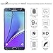 [2 Pack] Galaxy Note 5 Screen Protector, COCOFU Tempered-Glass Screen Protector with [9H Hardness] [Ultra-Clarity] [Anti-Scratch] [No-Bubble Installation] for Galaxy Note 5 - Lifetime Warranty