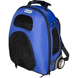 Pet Gear I-GO2 Weekender Rolling Pet Backpack for cats and dogs up to 8-pounds