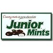 Nostalgic Candy Tin Sign : Junior Mints