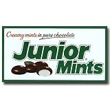 Junior Mints Candy Tin Metal Sign