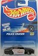 POLICE CRUISER Hot Wheels 1996 POLICE CRUISER Black & White #577 1:64 Scale Collectible Die Cast Car