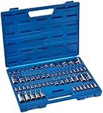 Neiko&reg;  10083A Torx Bit and E Socket Set, Cr- V | 60-Piece Set