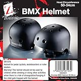 Falcon Boys BMX Helmet  - Black, 50-54-cm