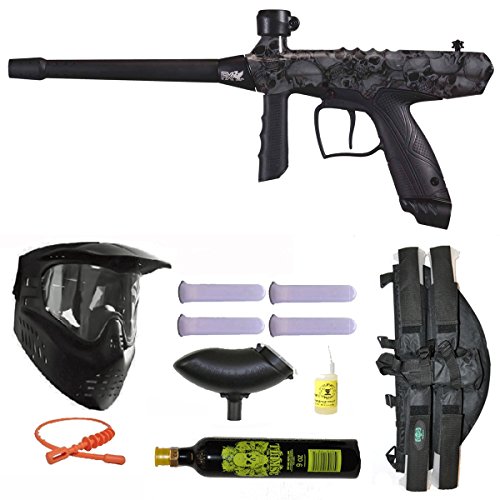 Tippmann Gryphon FX Paintball Marker Gun 3Skull 4+1 9oz Mega Set - Skulls
