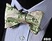 SetSense Men's Paisley Jacquard Woven Self Bow Tie Set