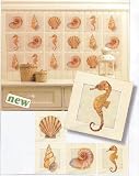 New Wallies Wall Art Appliques Sanibel Seashell Shore New Wallies Wall Art Appliques Sanibel Seashell Shore