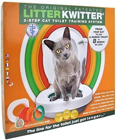 Litter Kwitter Cat Toilet Training System - With Instructional DVD by Litter Kwitter