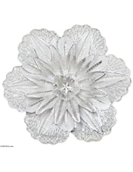 Sterling silver brooch, Peace Lotus