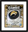 Buffalo Sabres NHL Framed 8x10 Photograph Team Logo and Hockey Puck