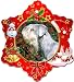 Cesky Terrier Porcelain Holiday Ornament
