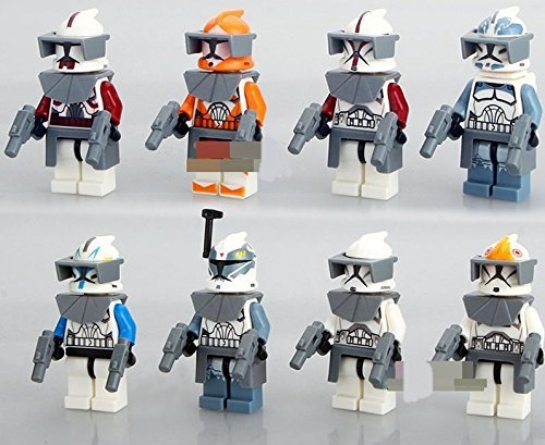 Star Wars Storm Troopers Lego Compatible Minifigures Minifig 8-Variety Pack The Force Awakens Mini Figures Building Bricks Blocks Set Children's Kid's Toys
