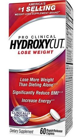 Hydroxycut Pro Clinical Weight Loss Formula 60 caps (Twin Pack)