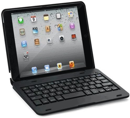 BoxCave iPad mini Clamshell Laptop Style Bluetooth Keyboard Case for Apple iPad mini / iPad 7.9 inch. Turn Your Tablet Into a 7" Laptop Style. (Black)