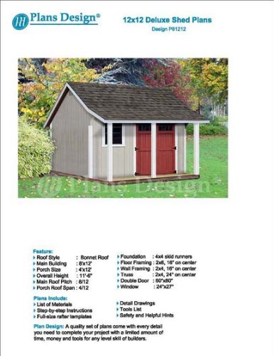 Shed with Porch Plans