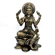 Hindu Goddess Lakshmi Sculptures Brass Figurines for Home Temple Mandir