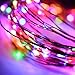 Litake 100 LED 33ft String Lights Copper Wire Waterproof String Lights Dimmable LED String Lights for Christmas Wedding Parties-Multicolor with Remote Control and Plug