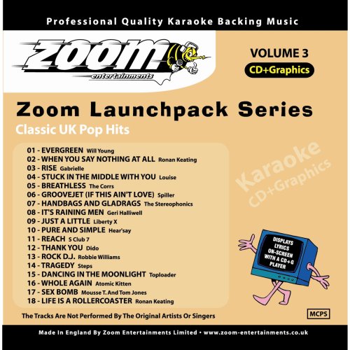 CD-Charts  Music : Zoom Karaoke CD+G - Launchpack Disc 3: Classic UK Pop Hits