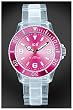 Ice-Watch - Classic Collection - Transparent Pink - Medium ( 43 mm )