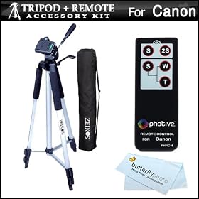 Photive RC-4 Wireless Remote Control Kit For Canon EOS Digital Rebel XT, XTi, XSi, T1i,... by Butterfly