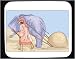Mouse Pad with man, human, body, individuals, individual, persons, handler, rock, humans, people, elephant, person, dragging