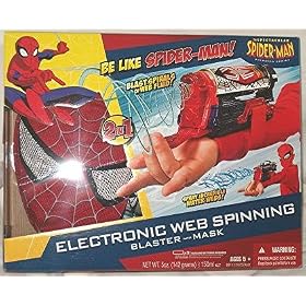 The Spectacular Spider-Man 2-in-1 Electronic Web Spinning Blaster with Mask