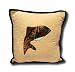 Donna Sharp Quilts Quilted Lakeside Fly Fish Decorative Throw Pillow 20916