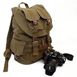 Koolertron(TM) Etui Toile DSLR SLR Camera Sac à dos Sac à bandoulière Sac étanche Avec Housse de pluie étanche Pour Sony Canon Nikon Olympus