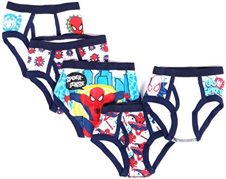 Marvel Comics Spider-Man 6 Pack Boys Briefs for Boys (2T/3T)