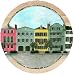 Rainbow Row-South Carolina Drink Coasters - Style TSTY1