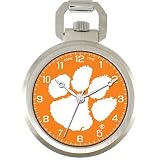 NCAA Men's COL-PW-CLE Pocket Collection Clemson Tigers Pocket Watch