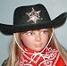 Cowboyhut f Kinder schwarz Kinderhut
