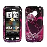 Premium Pink Hearts and Flowers Design Snap-On Cover Hard Case Cell Phone P ....