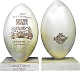 Indianapolis Colts 2006 AFC Championship Laser Engraved Wood Football
