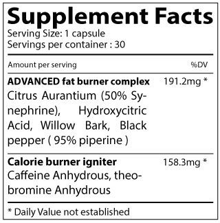 Achieving Zero Advanced - High Performance Fat Burner - The Strongest, Most Precise, Fat Burning Agent Ever Developed - Powerful Energy and Weight Management Supplement that supports fat loss and promoting physical and mental performance - Bottle of 30 Capsules