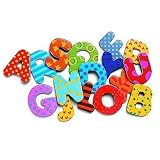 Djeco / Wooden Magnet Play Set, Alphabet Letters