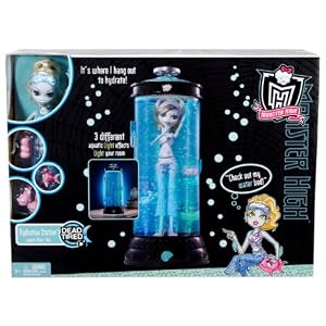 Monster High Dead Tired Lagoona Blue Doll And Hydration Station Playset