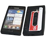 iTALKonline SoftSkin CASSETTE TAPE RETRO BLACK RED WHITE Super Hydro Silico ....