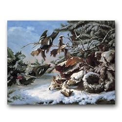 Winter Woods Scene - Christmas Gift Enclosure Cards (set of 12)