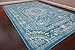 Feraghan/New City Traditional French Floral Wool Persian Area Rug, 2' x 3', Light Blue