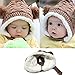 Susen 1pcs Lovely Kid Baby Dual Balls Girl Boys Knitting Wool Keep Warm Beanie Cap Hat (Coffee)