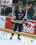 Brett Hull Autographed/Hand Signed St. Louis Blues 8x10 Photo